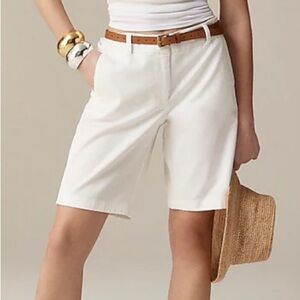 NWT J. Crew 10" Bermuda Stretch Chino Shorts